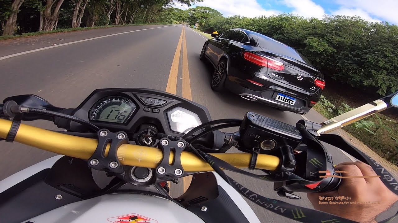 MERCEDES DE 300 MIL VS CB 650 - SE CHAMAR EU VOU