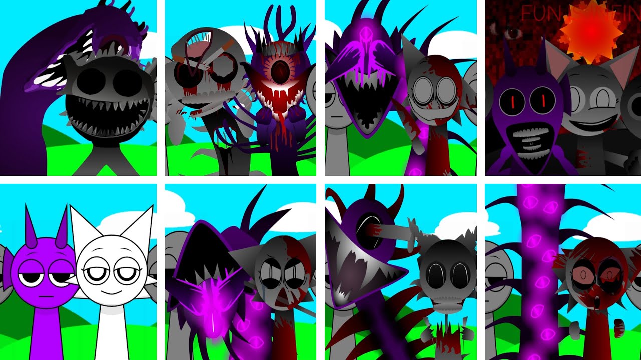 Incredibox - Sprunki but ONLY DURPLE and WENDA in ALL stages