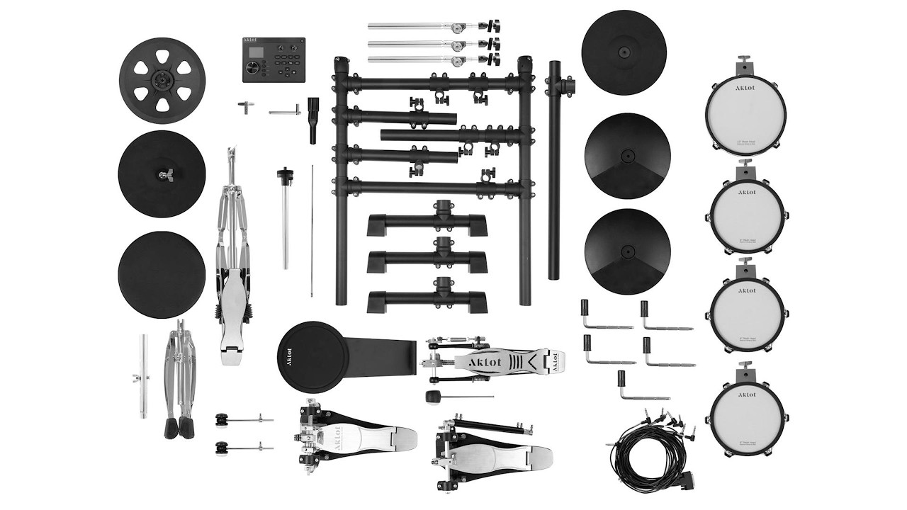 AKLOT B-CORE541 Electric Drum Set &ndash; Full Setup Walkthrough!
