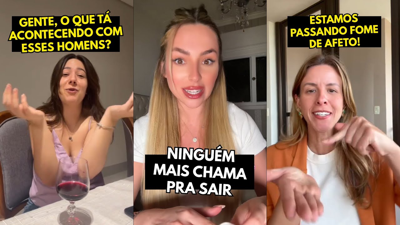 As mulheres estão em surto coletivo.. os Homens simplesmente PARARAM DE CHAMAR PRA SAIR