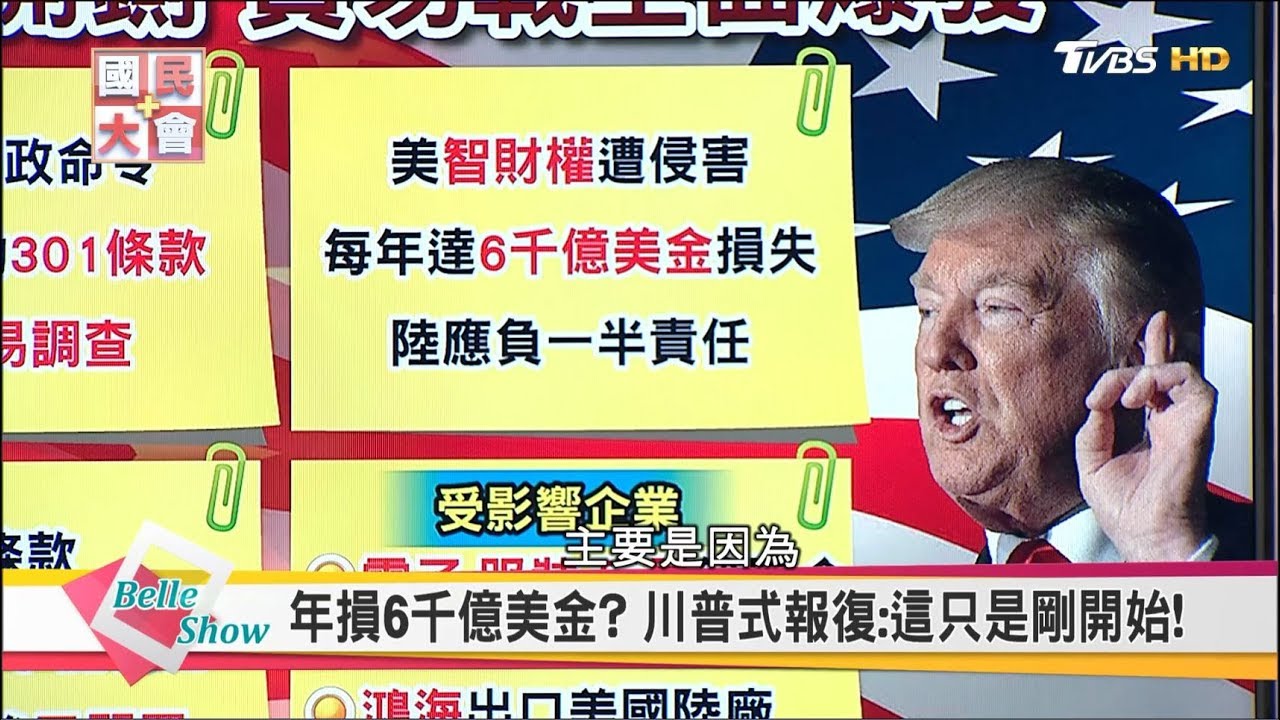 川普簽下301條款了! 中國企業揚言報復美國!? 美中之戰台灣遭殃? 國民大會 20170821 (完整版)