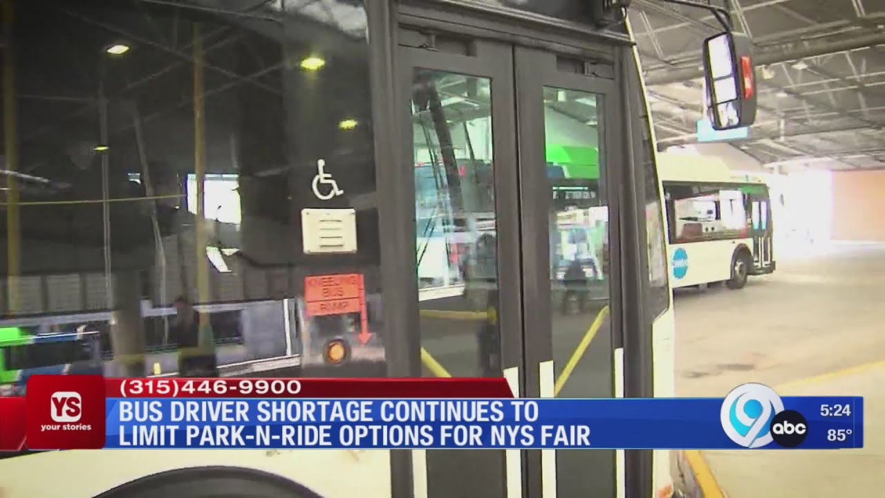 Bus driver shortage continues to limit park-n-ride options for NYS Fair