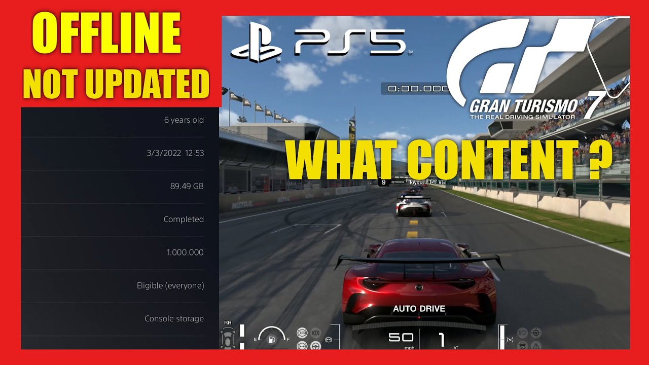GRAN TURISMO 7 INSTALL 100% OFFLINE