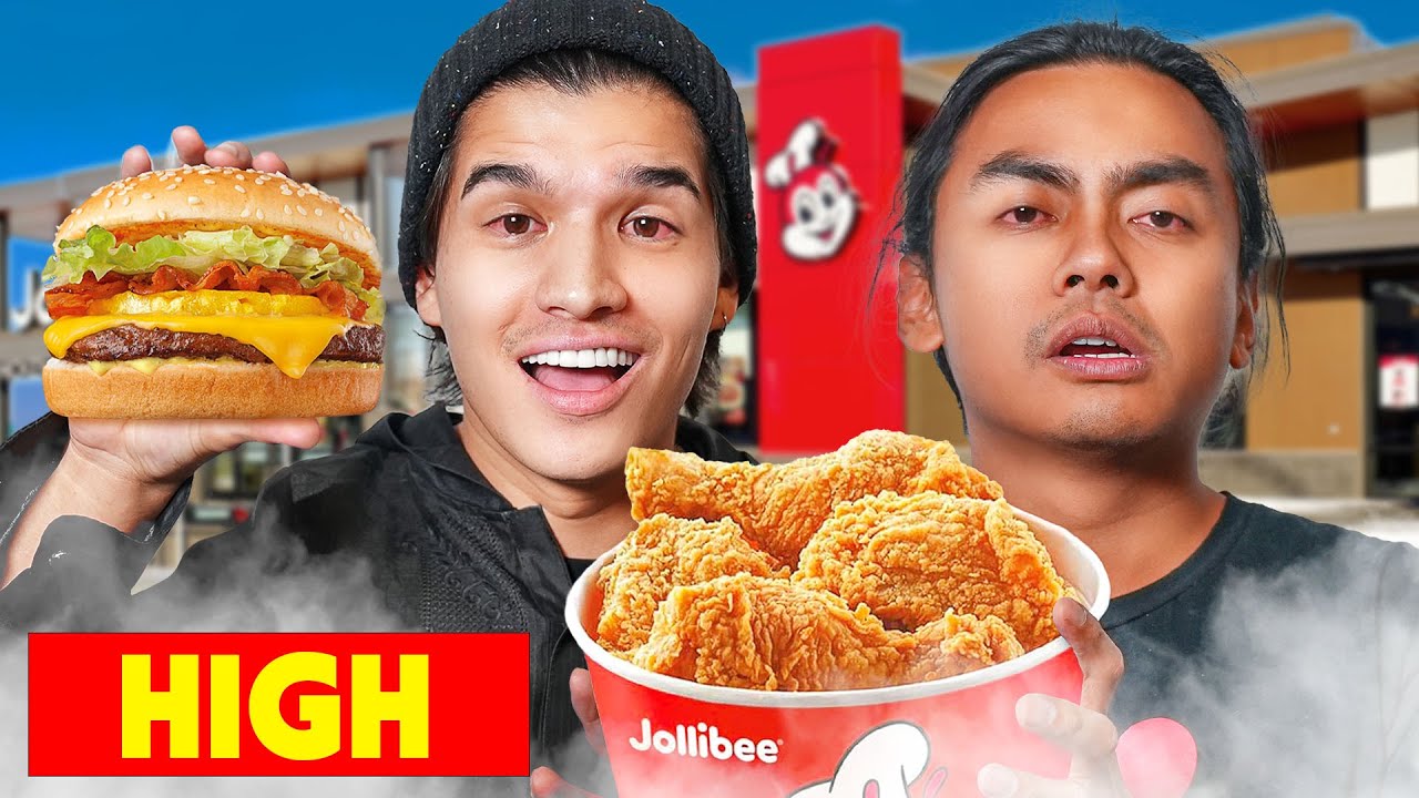 Eating The Entire Jollibee Menu HIGH