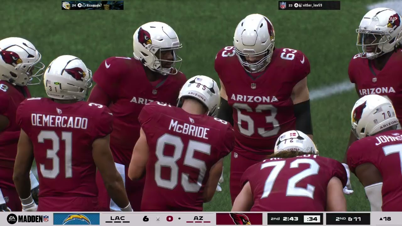 Madden NFL 26 Cam Heart with like 3 ints