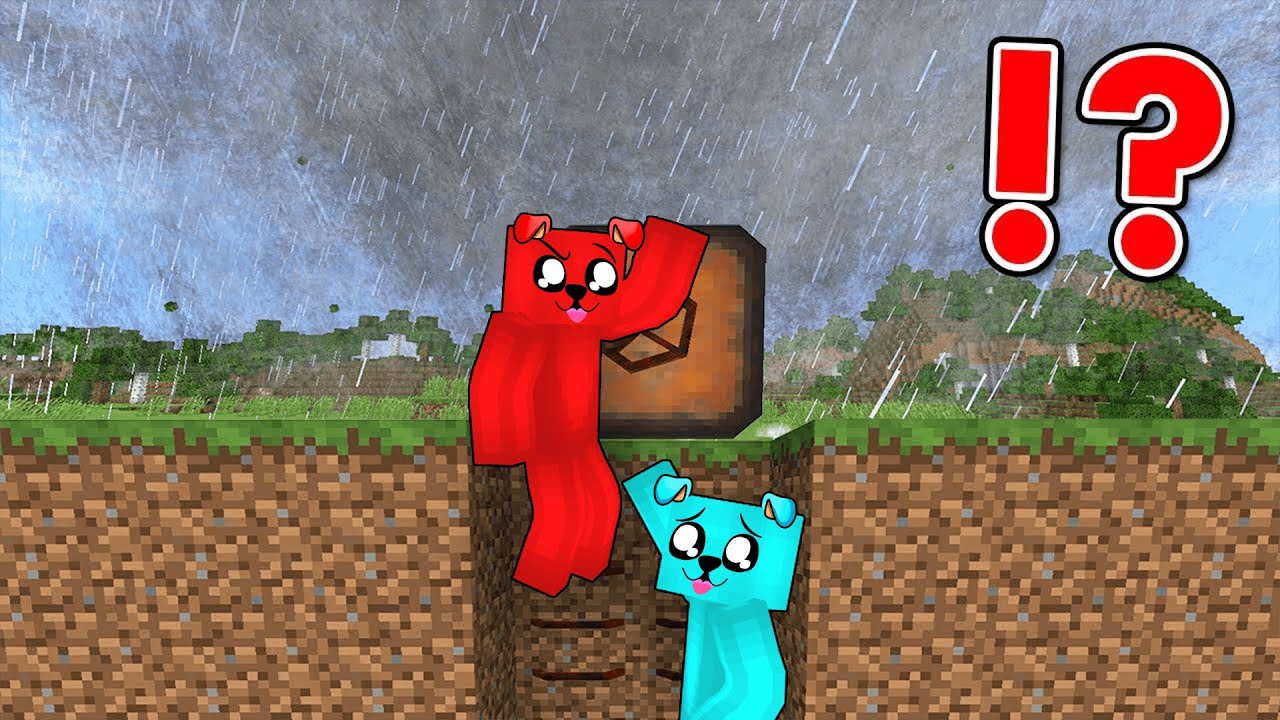NAJBEZPIECZNIEJSZY BUNKIER vs EPICKIE TORNADO w Minecraft!