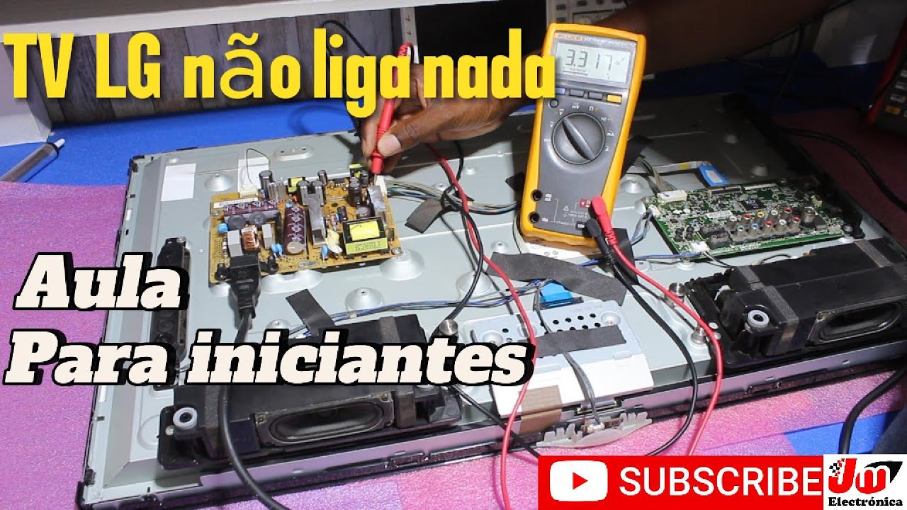 Tv Lg 32ln5100 Não liga nada