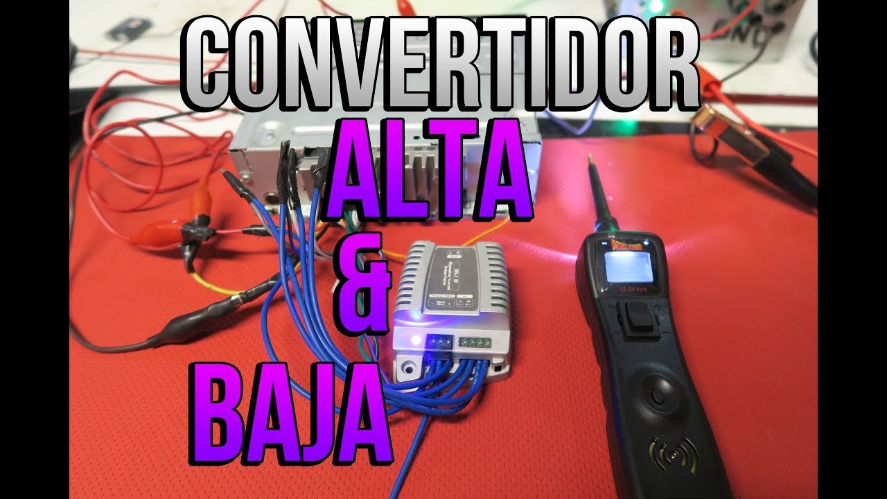 COMO INSTALAR UN CONVETIDOR DE ALTA Y BAJA PASO A PASO