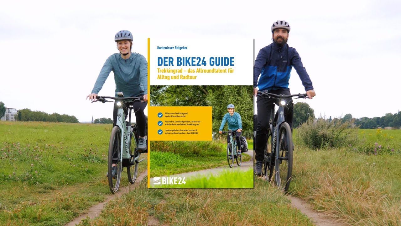 Das passende Trekkingrad f&uuml;r Alltag und Tour bei BIKE24 finden // Trekking-Bike-Guide Download