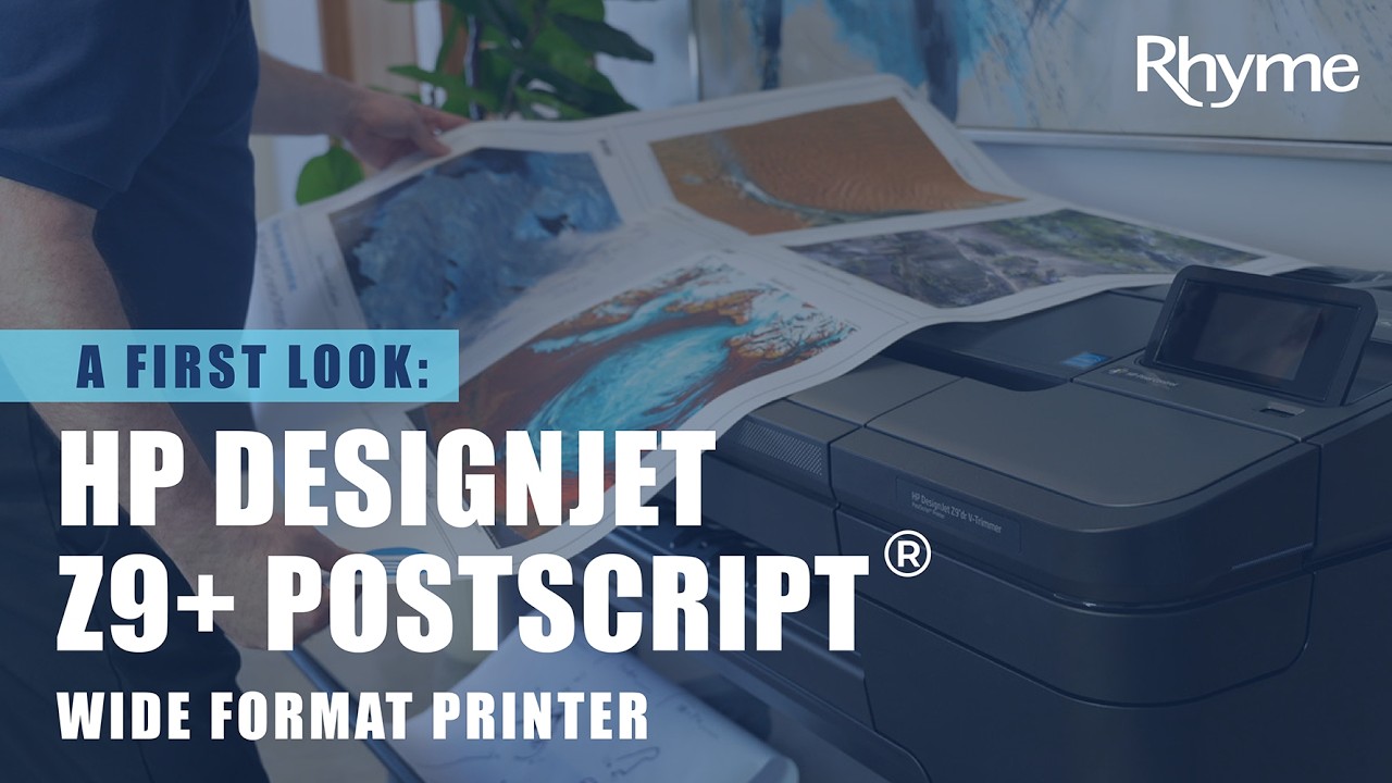 Something Big Is Printing… HP DesignJet Z9+ Full Tour on the Way