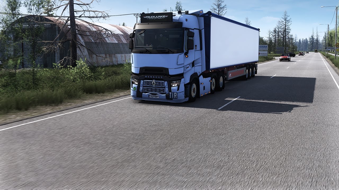 ETS2 | Driving in Northern Europe | Renault Range T Evo | Steering Wheel Gameplay