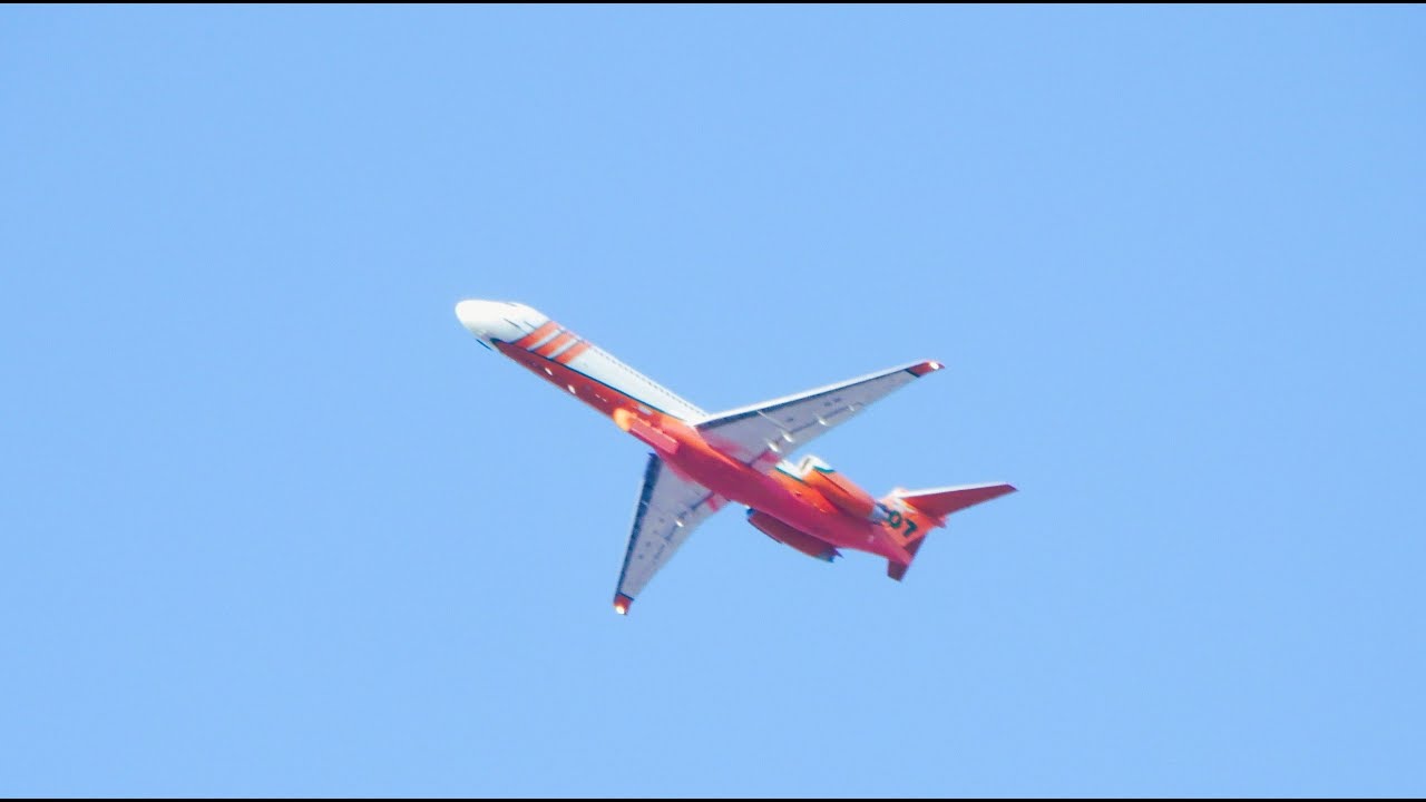 DC-10 TNKR912 & MD-87 TKR 107 Palisades Fire Los Angeles County California N522AX N297EA
