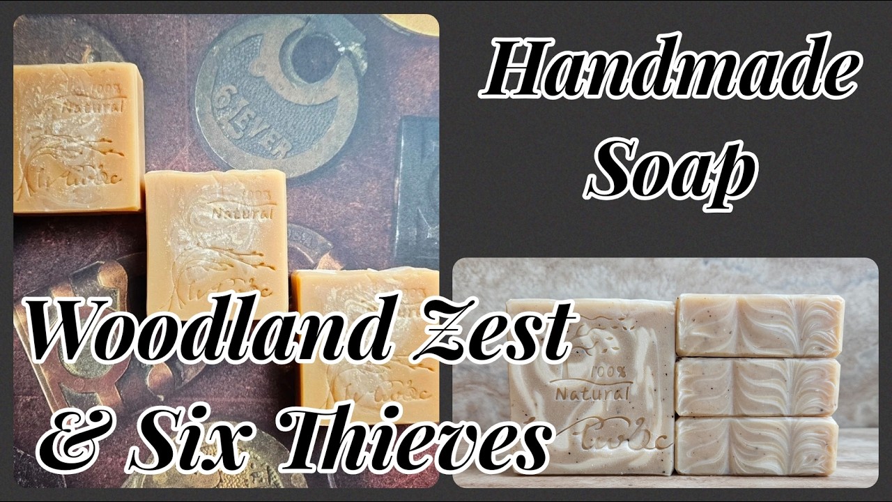 Дизайн мыла! Натуральное мыло ручной работы Woodland Zest & Six Thieves Milk — как оно делается. ...