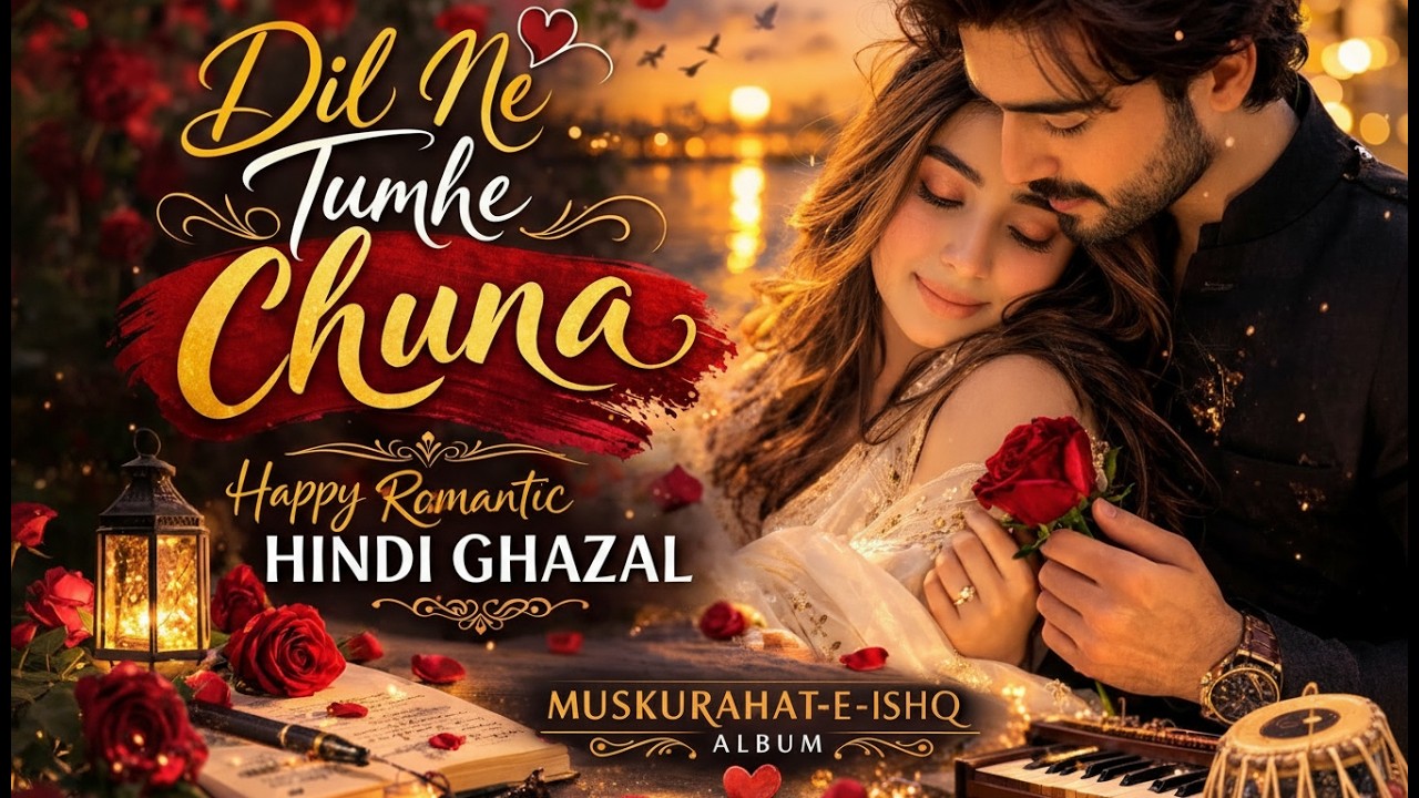 Dil Ne Tumhe Chuna ❤️ | Happy Romantic Urdu Ghazal | Muskurahat-E-Ishq Album