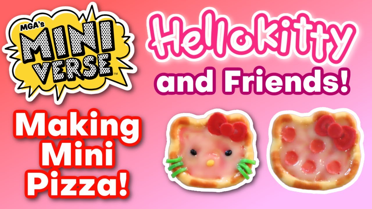 NEW Hello Kitty & Friends Miniverse! Making Mini Pizza! 🍕 🍕 🍕