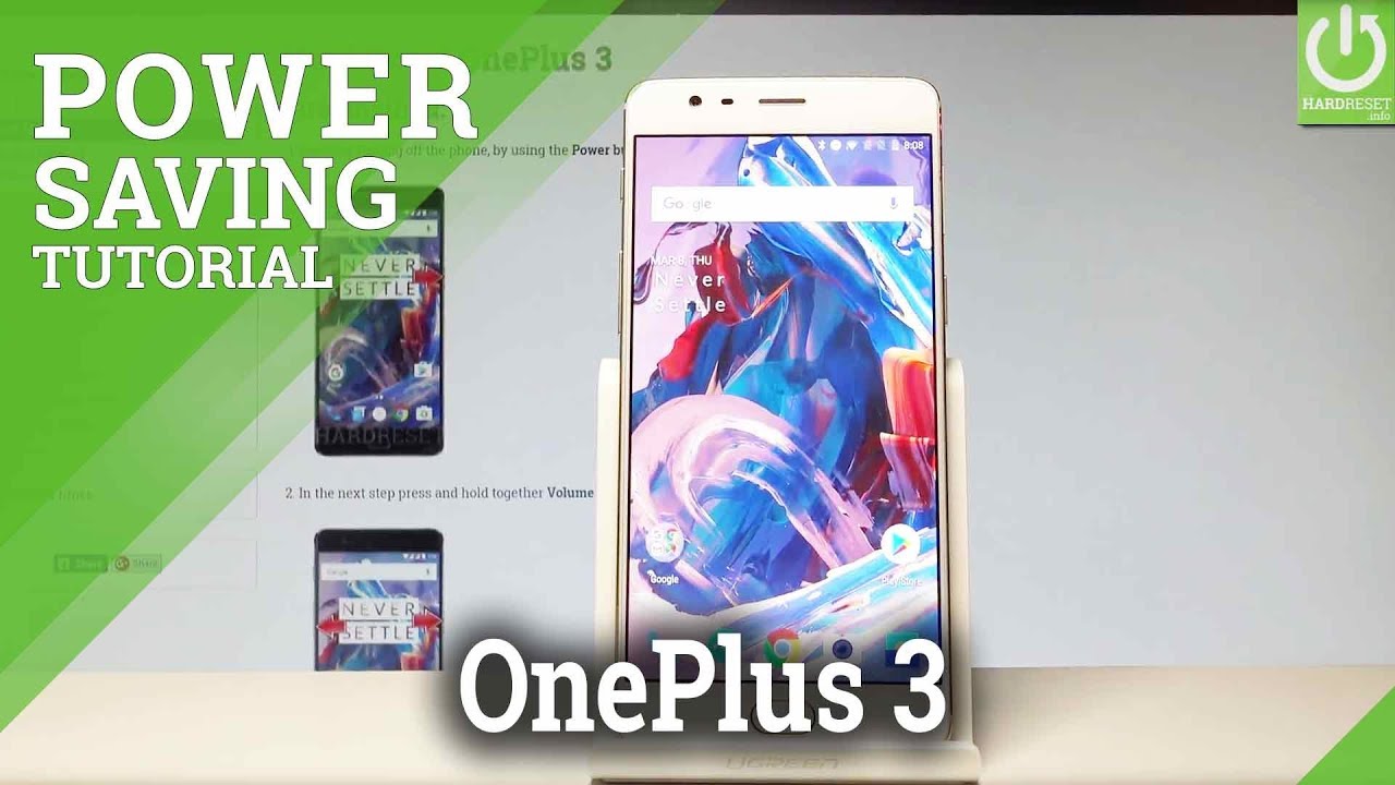 Power Saving OnePlus 3 - Battery Saver / Extand Battery Life