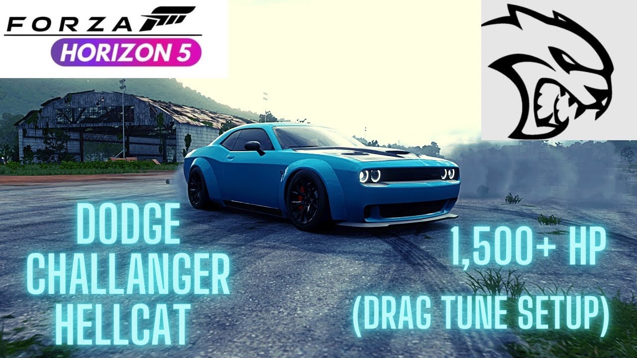 Forza Horizon 5 - 2015 Dodge Challenger SRT Hellcat (1,500 HP) (Drag Tune Setup)