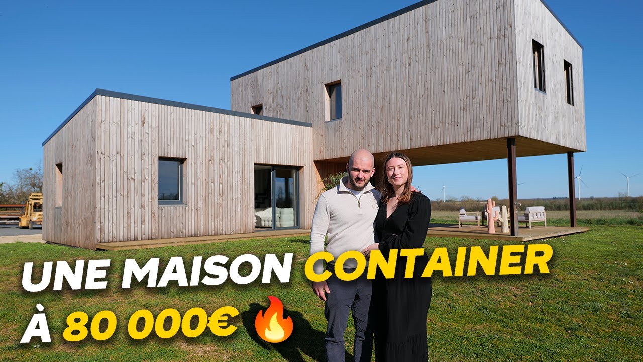 Ils ont construit une maison unique avec 4 containers