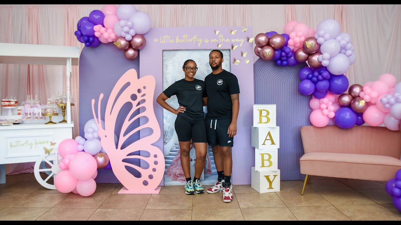 We Decorated a BUTTERFLY baby shower !