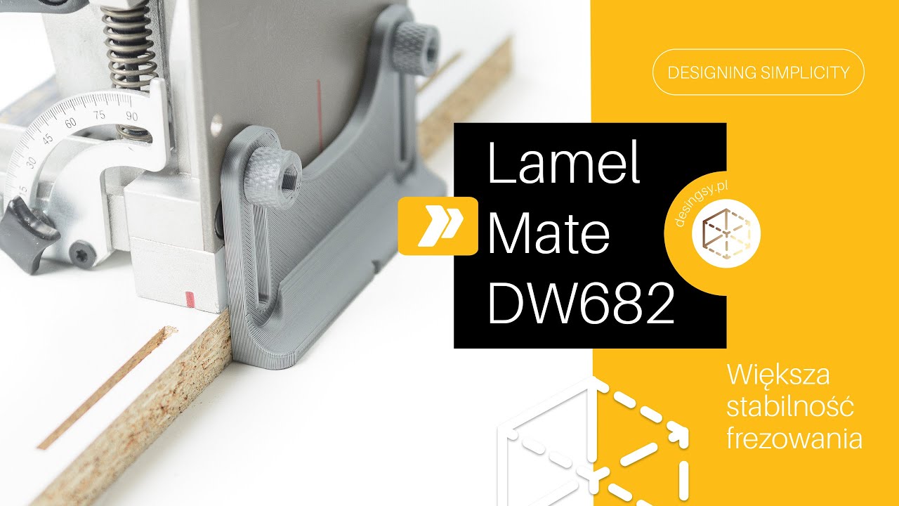 Przykładnica kątowa do lamelownicy DeWalt DW682K