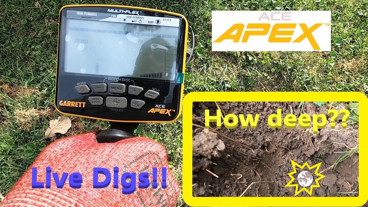 Garrett Apex Test and Review! First hunt with Apex will it find deep silver??