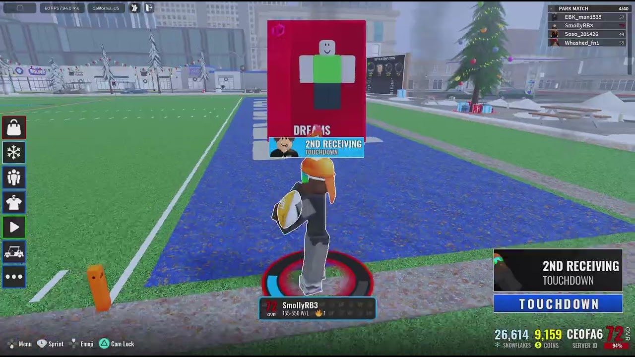 Fanum Takes over the park in Universe football.