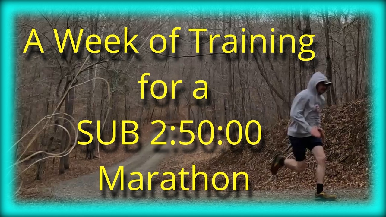 Training For a SUB 2:50:00 Marathon.