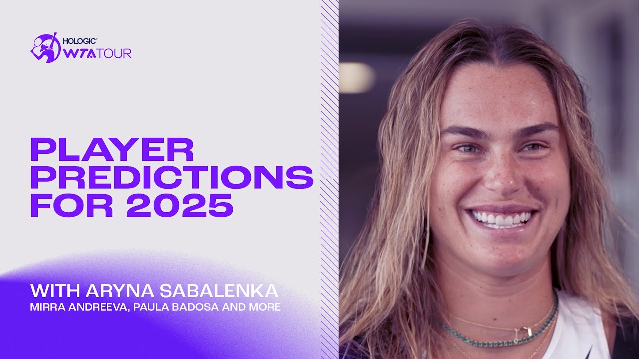 Sabalenka, Andreeva, Jabeur, Badosa & More Give Their 2025 Predictions 😏