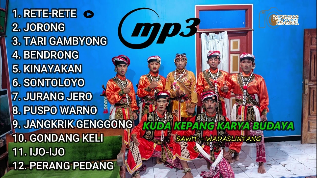 FULL ALBUM MP3, KUDA KEPANG KARYA BUDAYA
