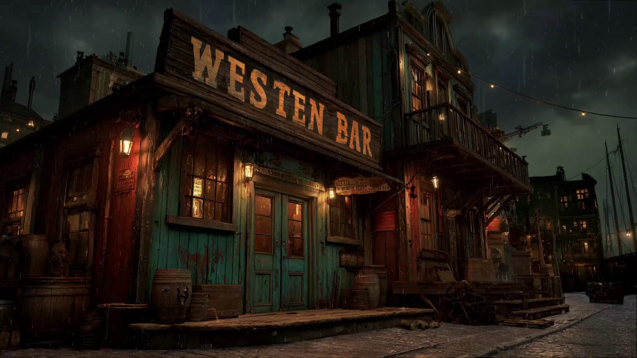 Lonely Western Bar • Rainy Night Lofi Vibes