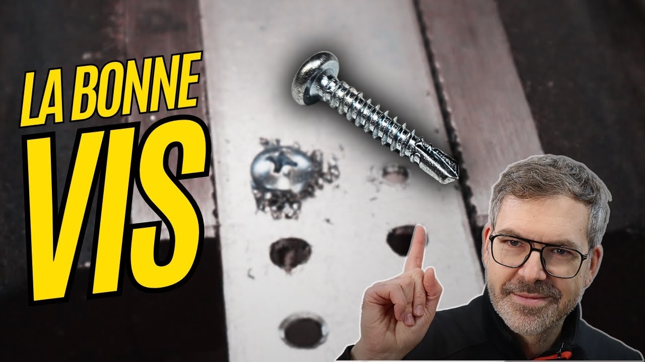 Comment visser dans du m&eacute;tal sans effort avec une vis autoforeuse !