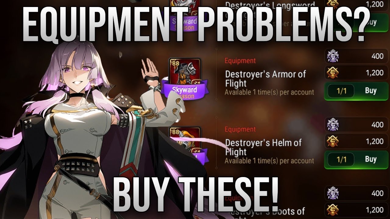 Arena Shop GEAR GUIDE! (What to buy first?!) [Epic Seven 2021]