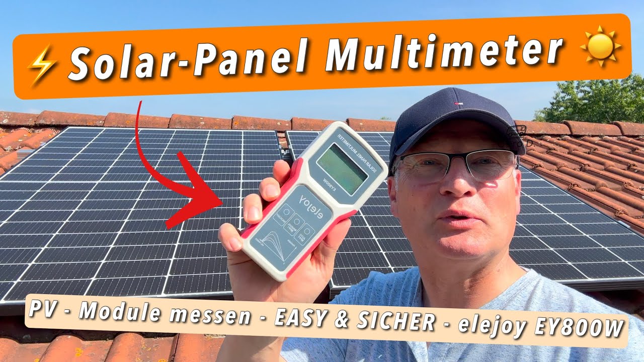 Solar Panel Multimeter - Testgerät für PV-Module im Taschenformat (mit integr. MPPT)