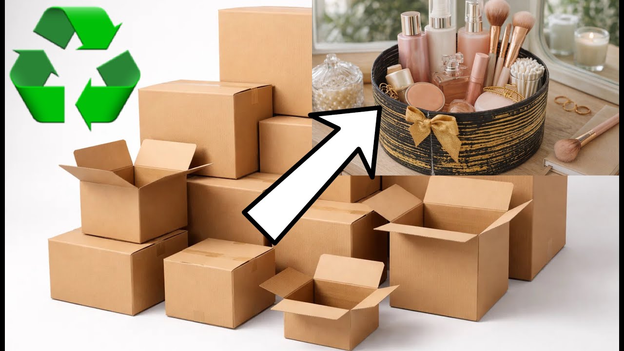 NOBODY BELIEVES It's Cardboard!  Stunning  Recycling Idea That Look SO EXPENSIVE!