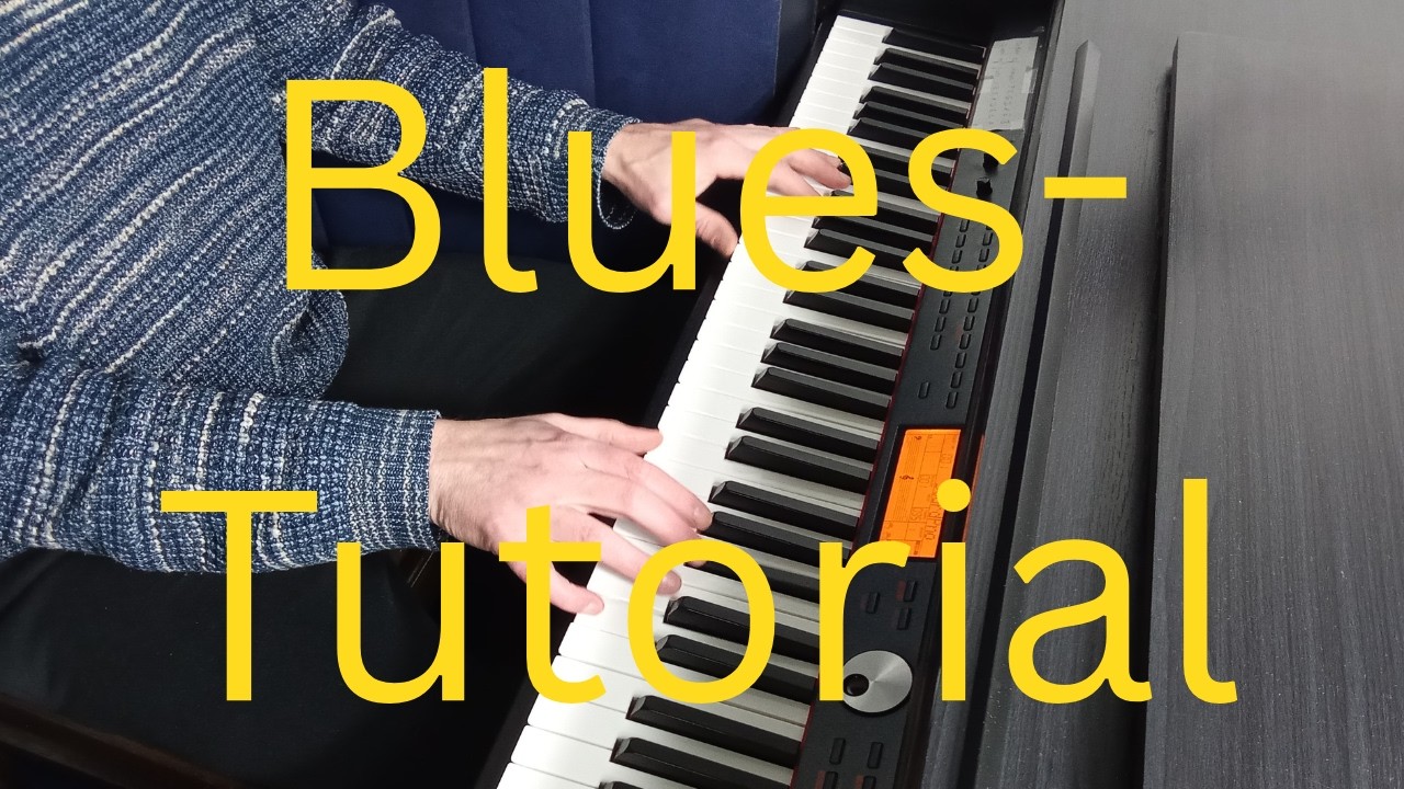 blues piano tutorial | Blues-Schema in G | triolisches Spiel in der rechten Hand