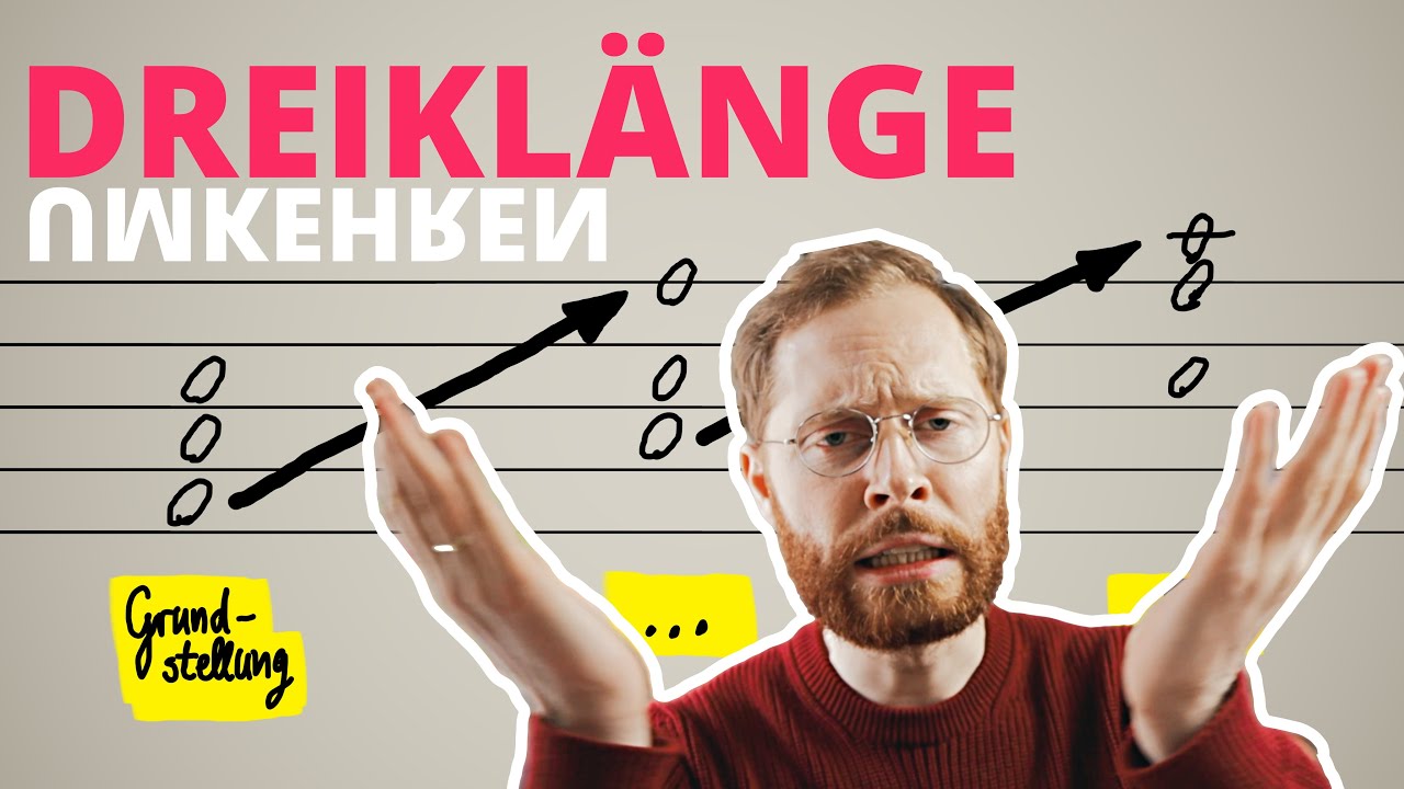 Dreiklänge 👉 Umkehrungen | Mit Grundstellung, Sextakkord & Quartsextakkord