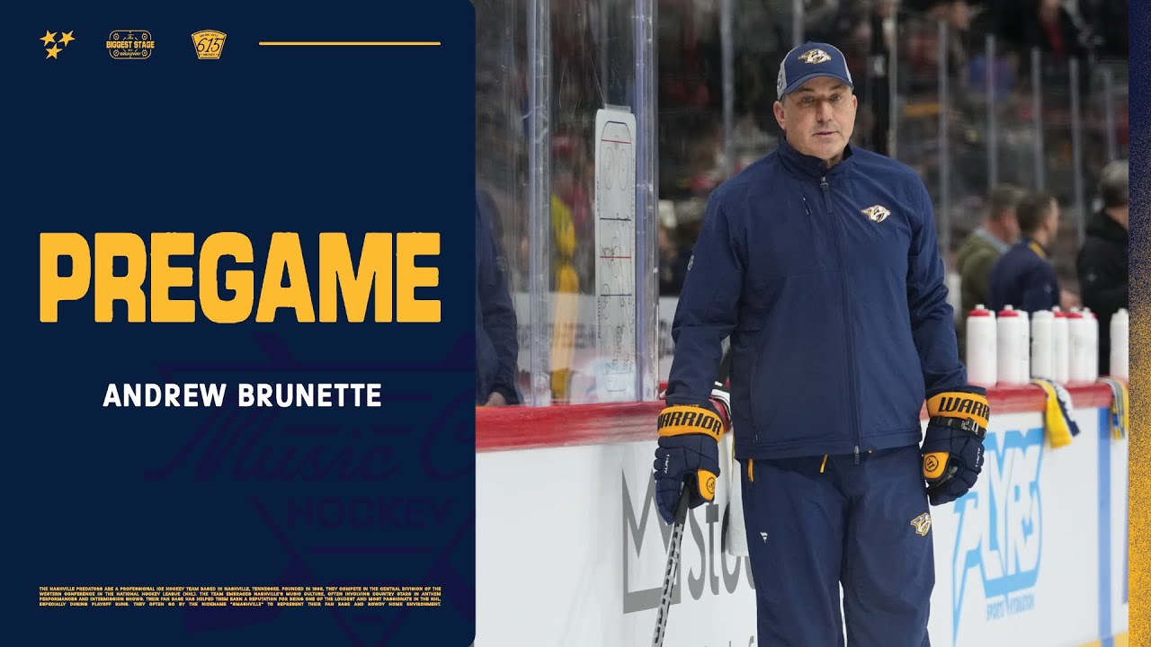 Andrew Brunette Pregame: Jan. 20, 2026