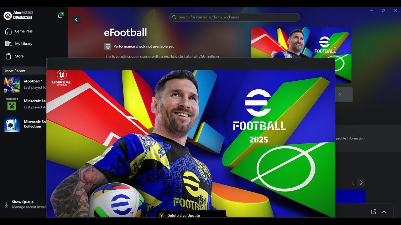 Исправлена ​​ошибка, из-за которой eFootball 2025 не запускался из приложения Xbox/Microsoft Stor...