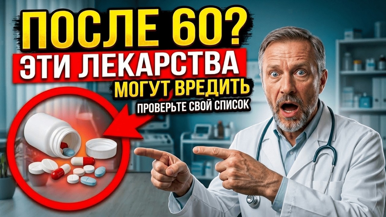 Если вам больше 60 — обратите внимание на эти 5 лекарств