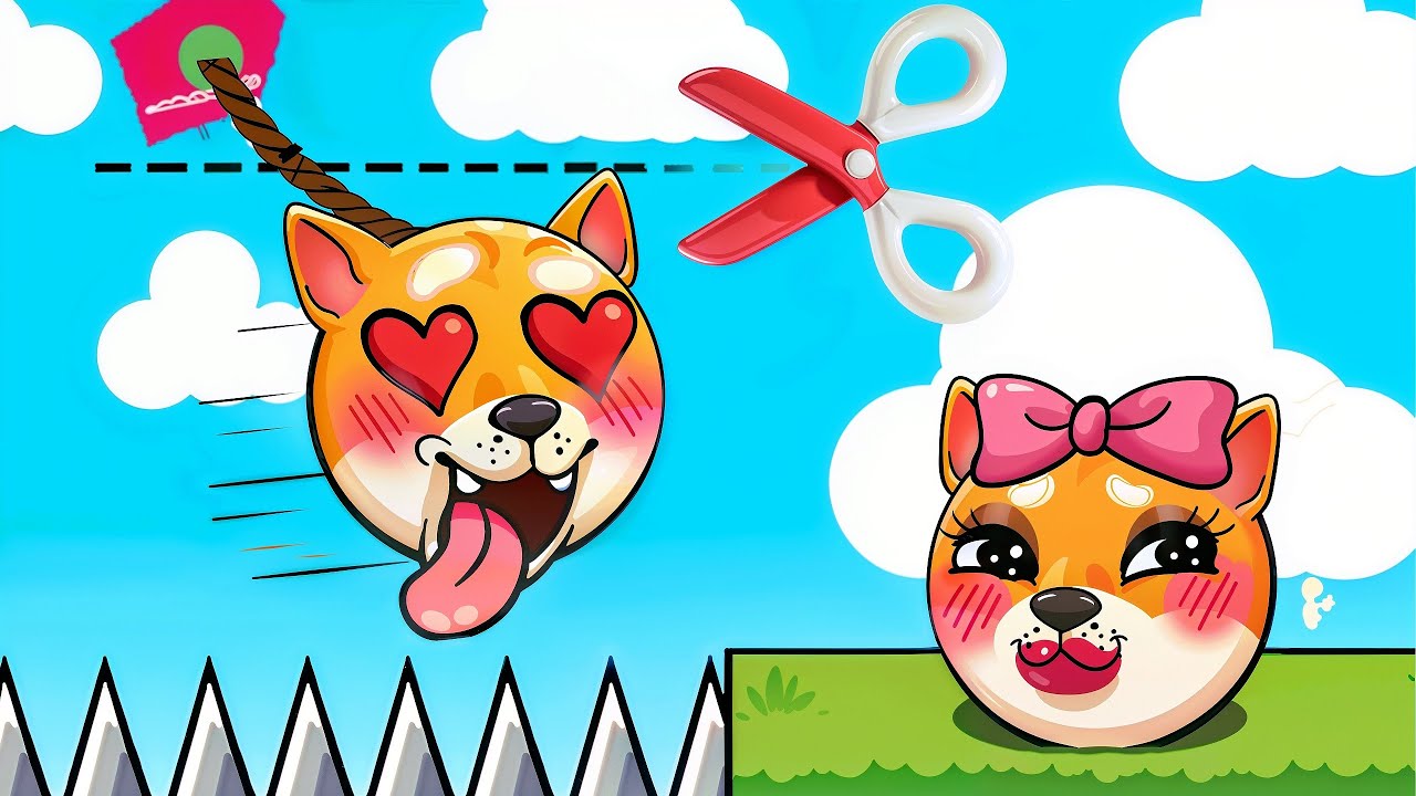 Rope Dog cut to save - All Levels Gameplay Android,iOS Part 1