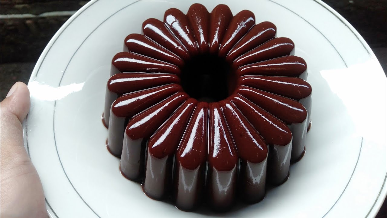 CARA MEMBUAT PUDING COKLAT ENAK HANYA 4 BAHAN