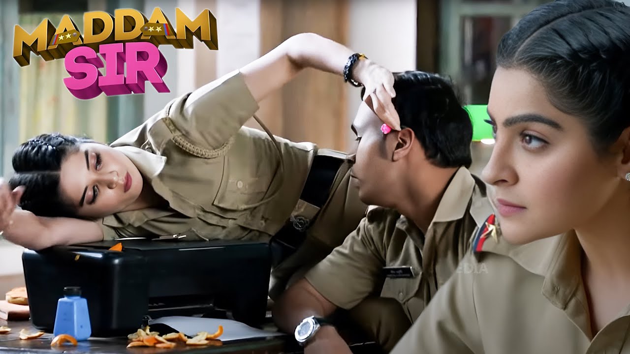 महिला पुलिस थाने में Santosh और Cheeta का प्यार देख Karishma Singh को हुआ जलन | Madam Sir