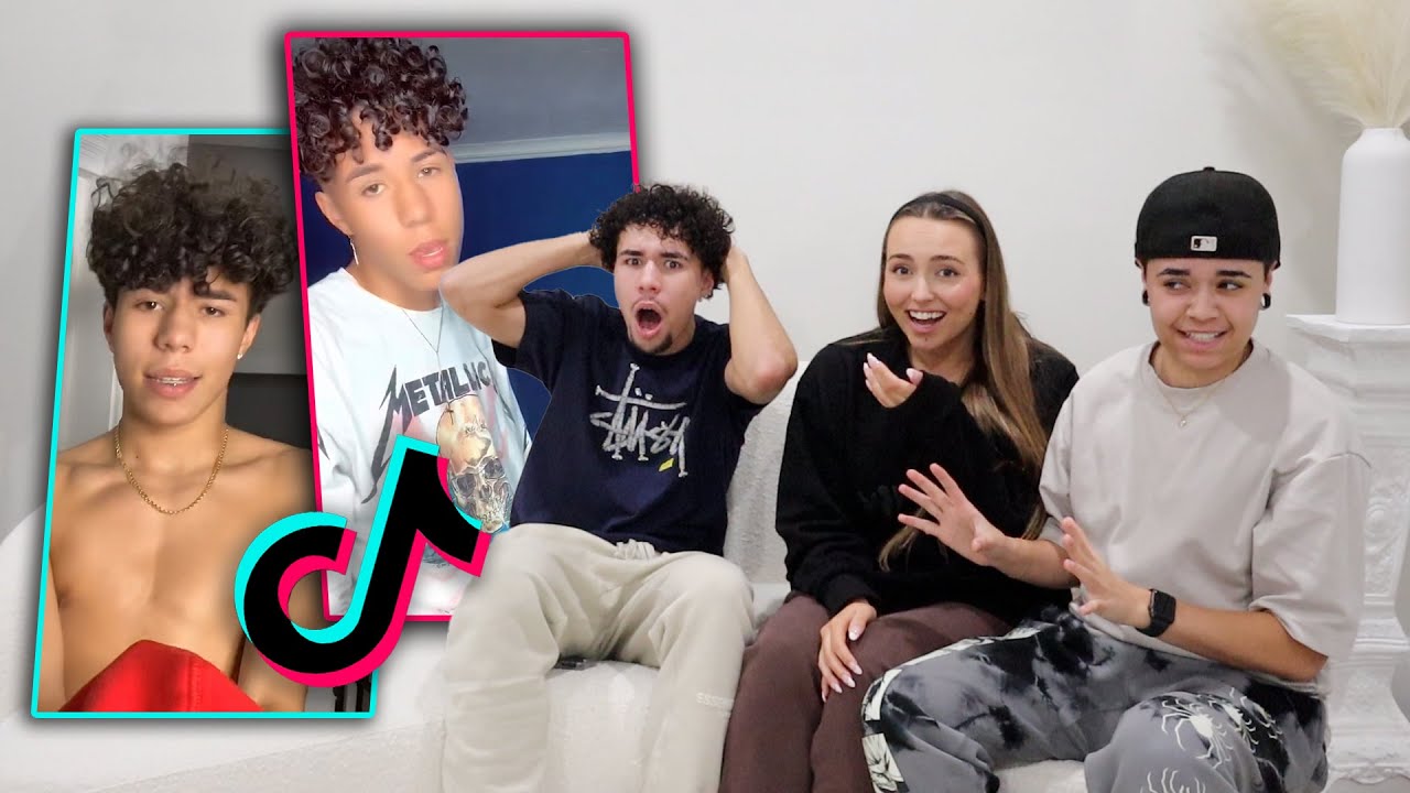 Reacting To My Old TikToks With Jules & Saud *CRINGE*