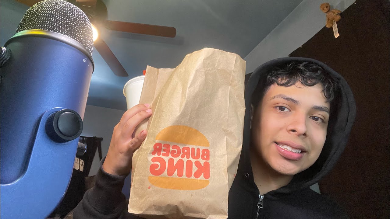 [ASMR] Burger King Mukbang!!!