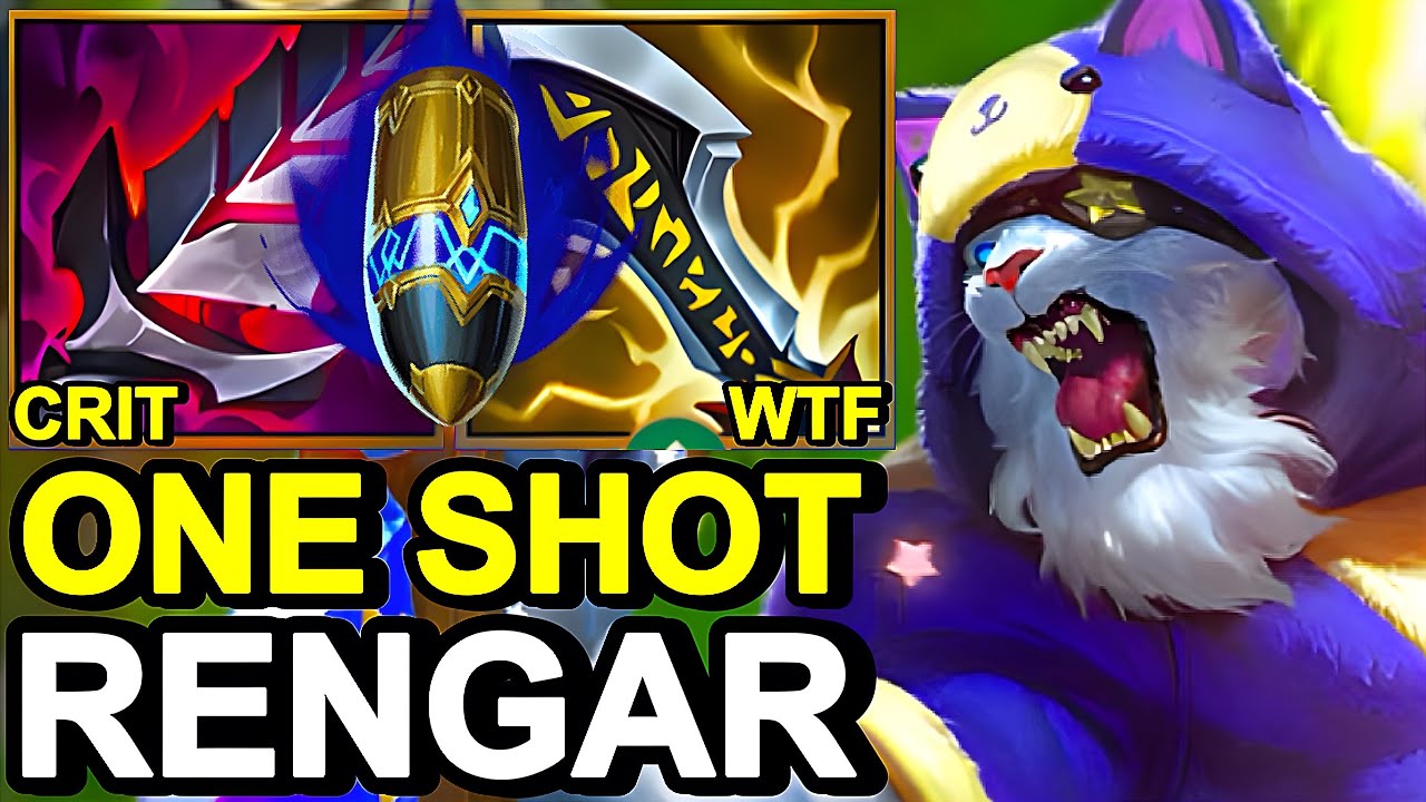 WILD RIFT CHINA RENGAR JUNGLE - FULL DAMAGE Rengar Build Runes - Infinity Edge Broken OP Item