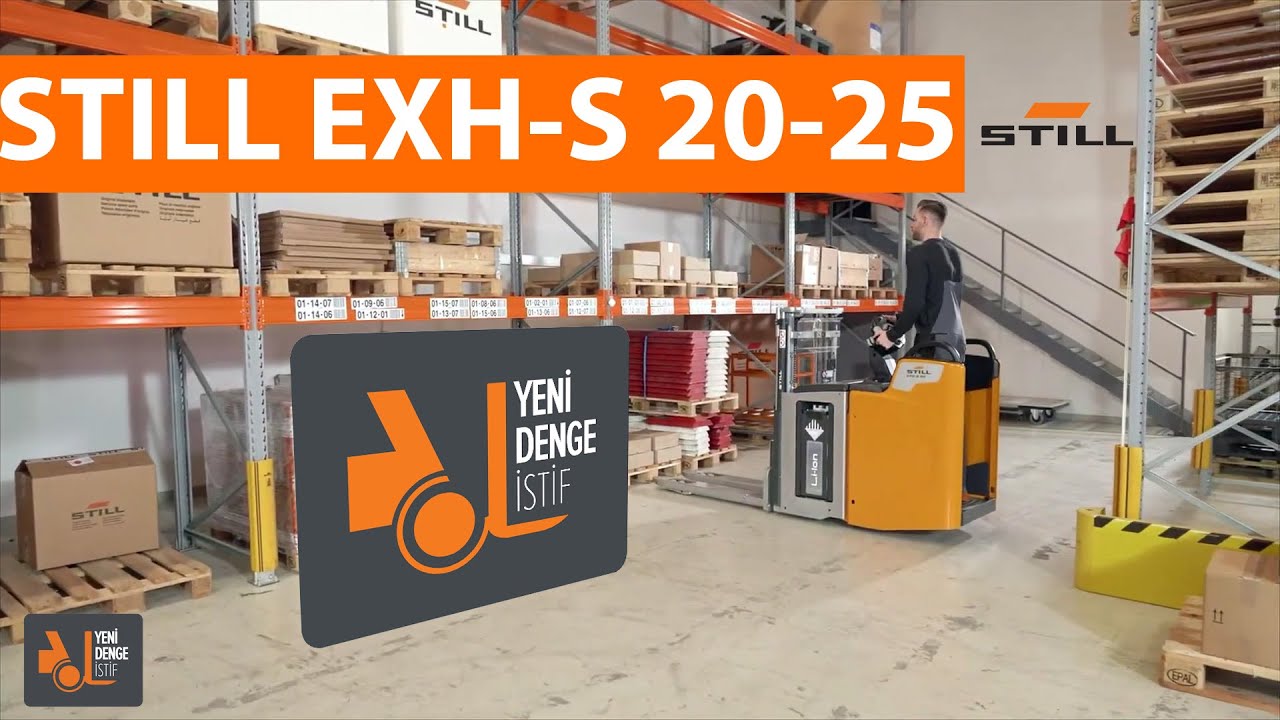 Still Akülü Transpalet EXH-S 20-25 Tanıtım - Elektrikli Transpalet