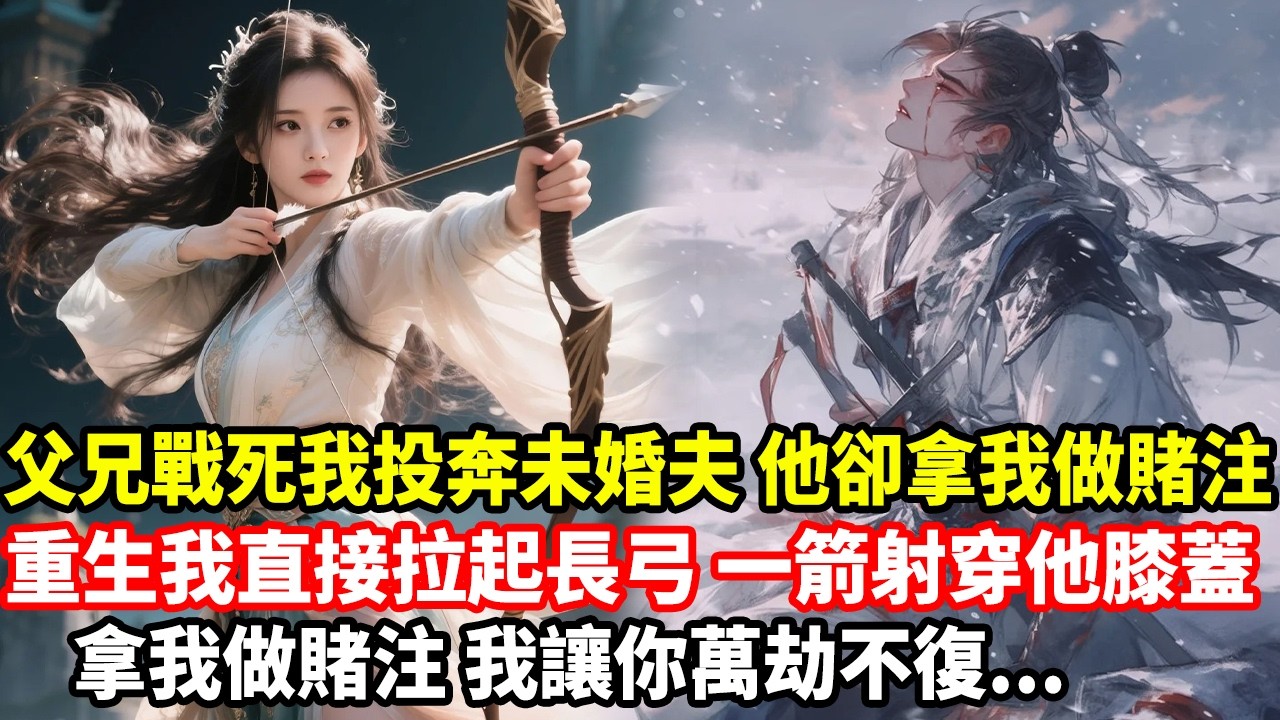 父兄戰死我投奔未婚夫，他卻拿我做賭注，重生我直接拉起長弓，一箭射穿他膝蓋，拿我做賭注，我讓你萬劫不復.....