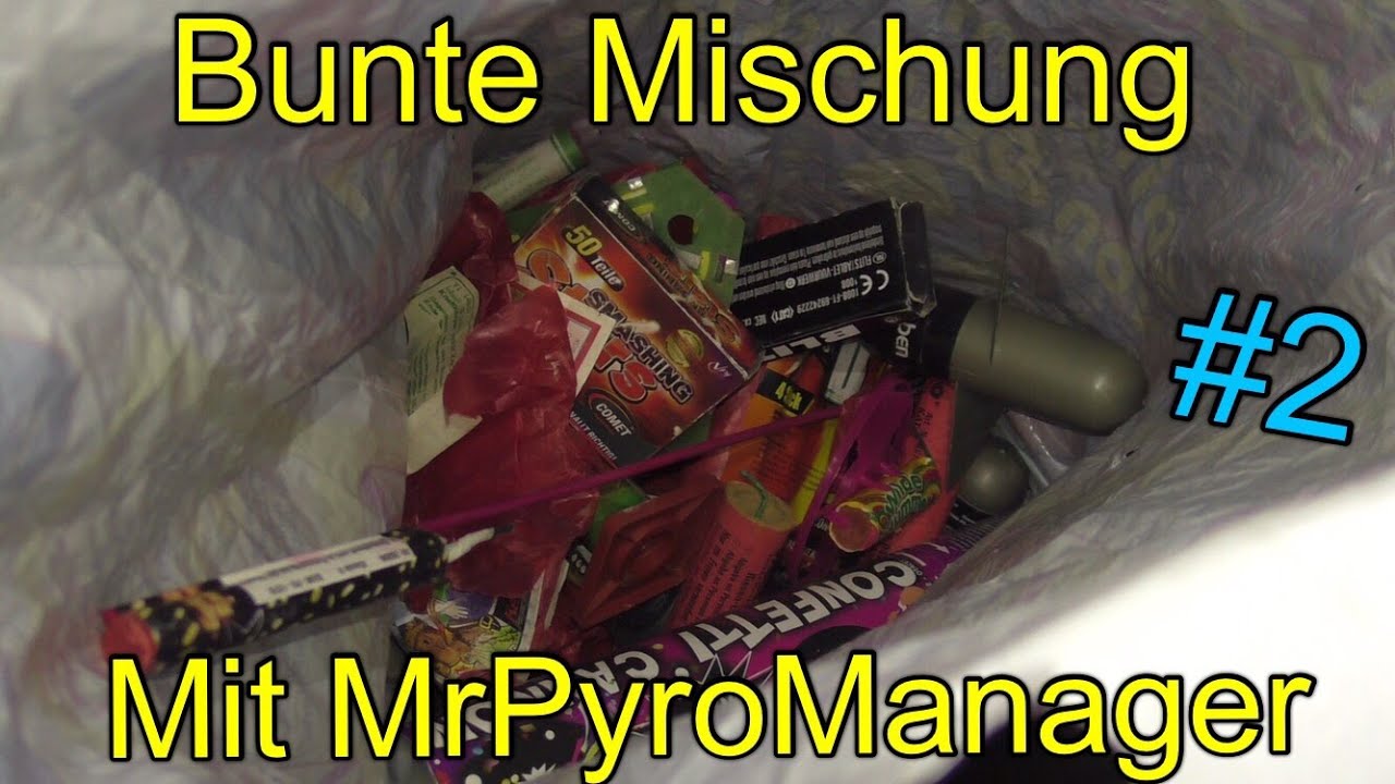 Bunte Feuerwerks Mischung | Mit MrPyroManager | Teil 2