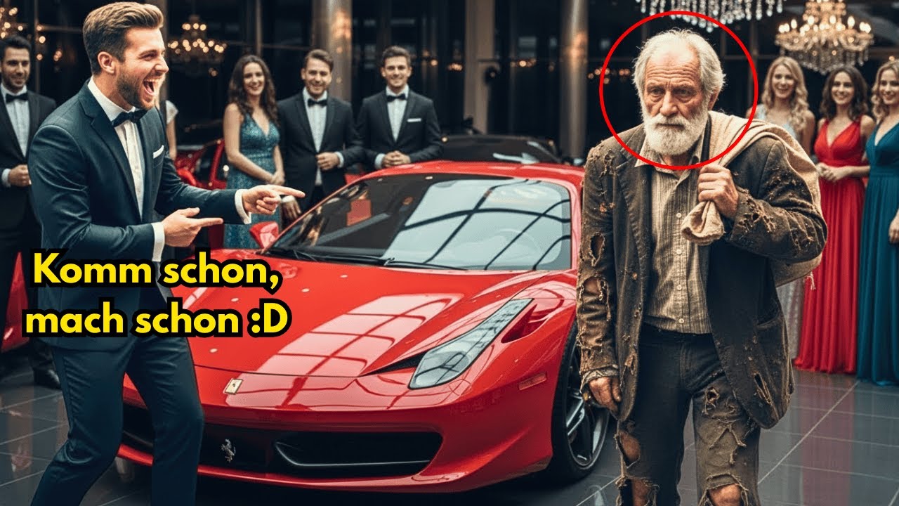 Ich schenke dir meinen Ferrari, wenn du ihn startest!“ Er demütigt den Alten – Ende schockiert alle.