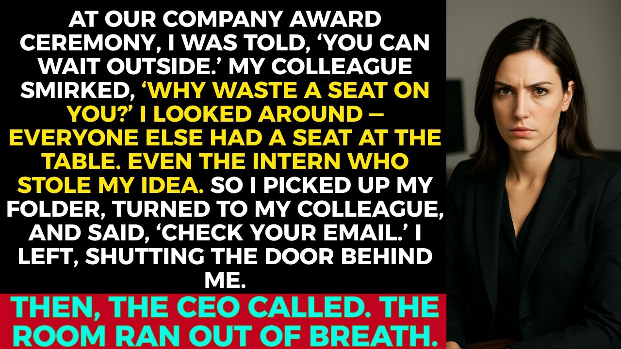 I Was Banned From Company's Award Ceremony &mdash;Until I Sent The Email That Changed It All|revenge story